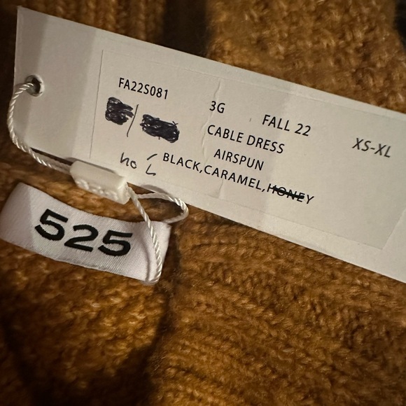 525 American Airspun Cable-knit sweater dress size L - Picture 10 of 11